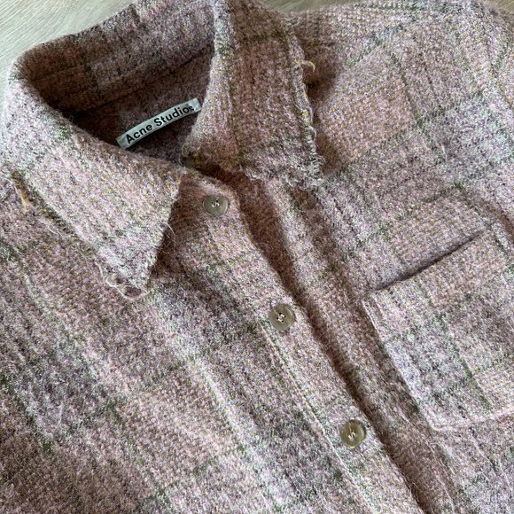 Acne Studios Wool Flannel Shirt - Picture 3 of 6